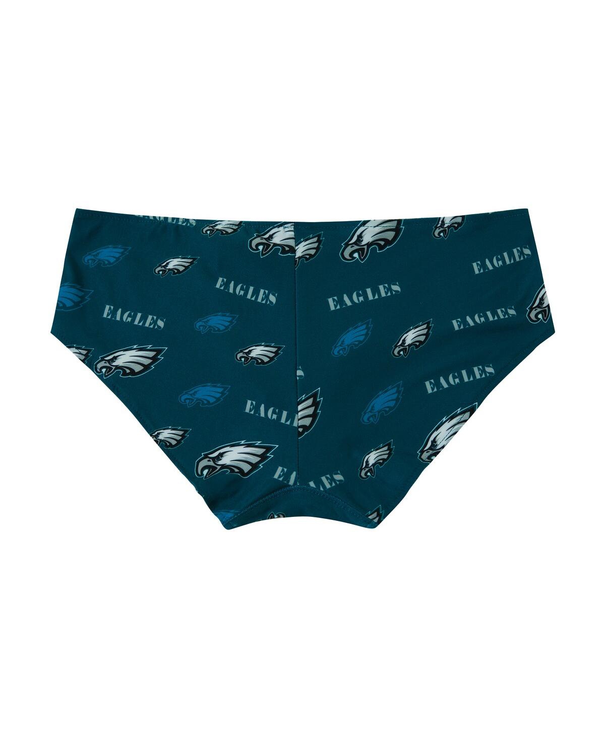 Concepts Sport Women's Midnight Green Philadelphia Eagles Mosaic Allover Print Knit Panty In Green