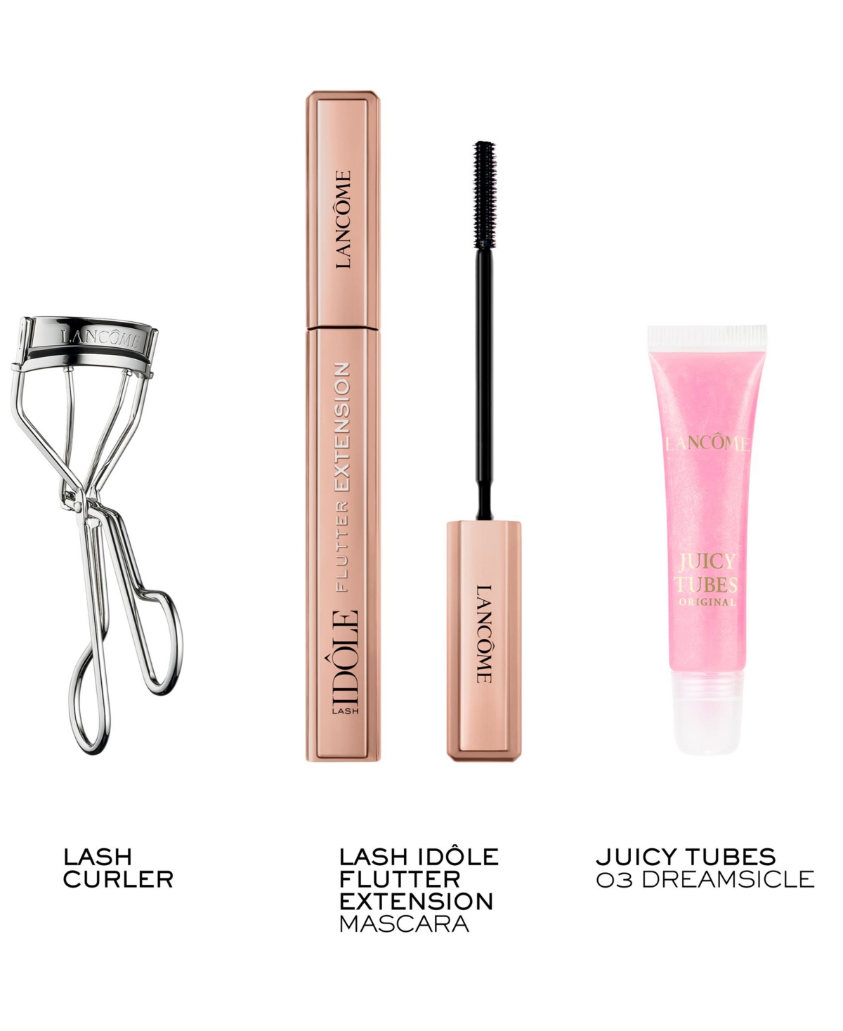 Lancôme 3-pc. Limited-edition Lash Idole Mascara And Juicy Tube Makeup Set In Transparent