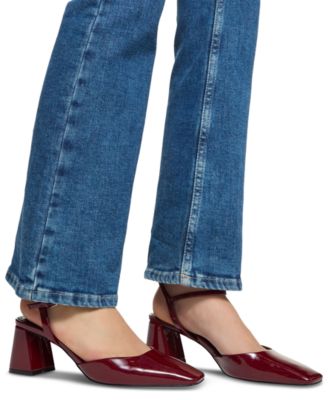 Women's Gennifer Two-Piece Square Toe Pumps