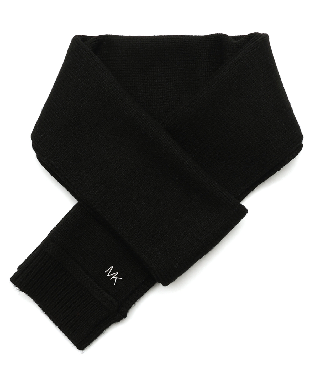 Michael Kors Women's Exposed Seam Scarf In Black