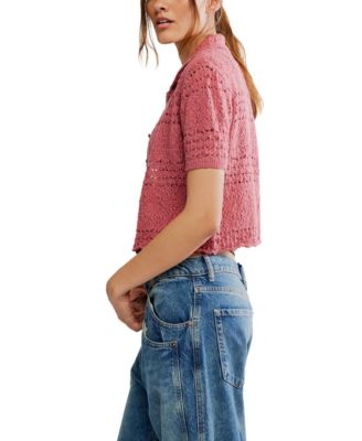 Women's Crochet Daylight Cardigan Sweater