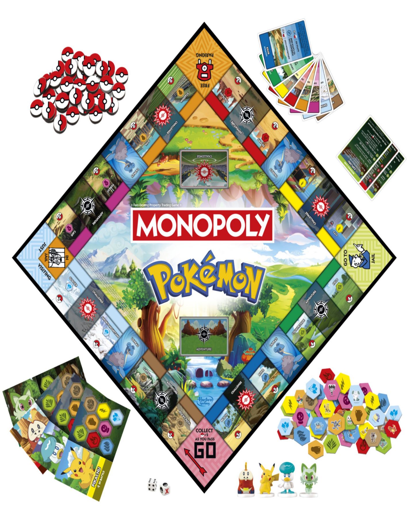 Детская настольная игра MONOPOLY Pokémon Edition Board Game, цвет: Разноцветный — фото 7