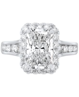 IGI Certified Lab Grown Diamond Ring (4 ct.t.w.) in 14k White or Yellow Gold