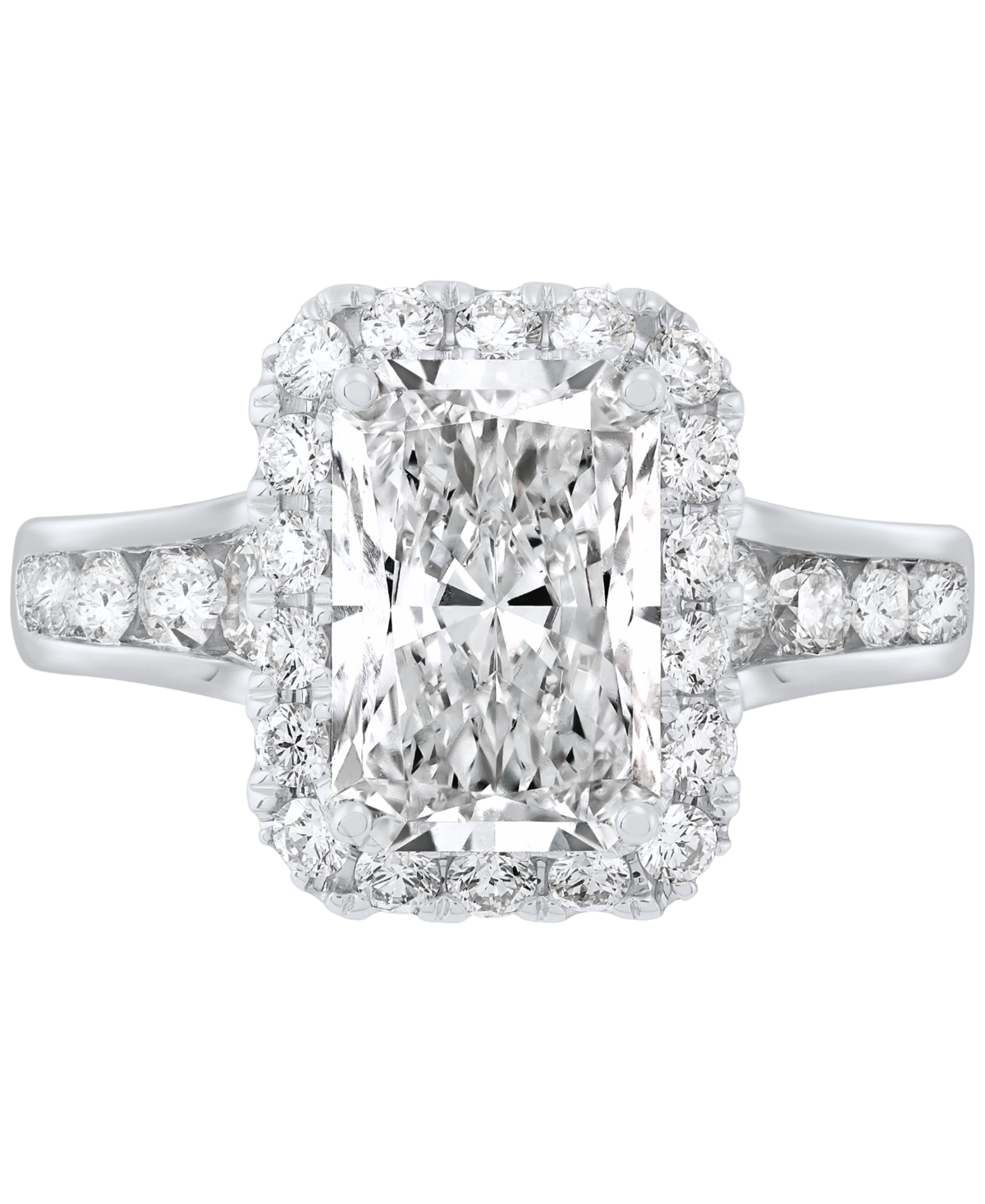 Grown With Love Igi Certified Lab Grown Diamond Ring (4 Ct.t.w.) In 14k White Gold In Silver