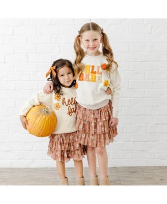 Child Girl's Spice Velvet Coquette Bow Clip