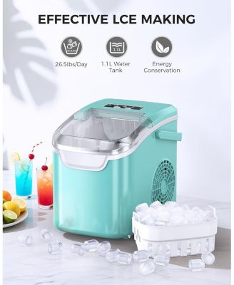 Countertop Ice Maker, 8 Ice Cubes in 6 Minutes