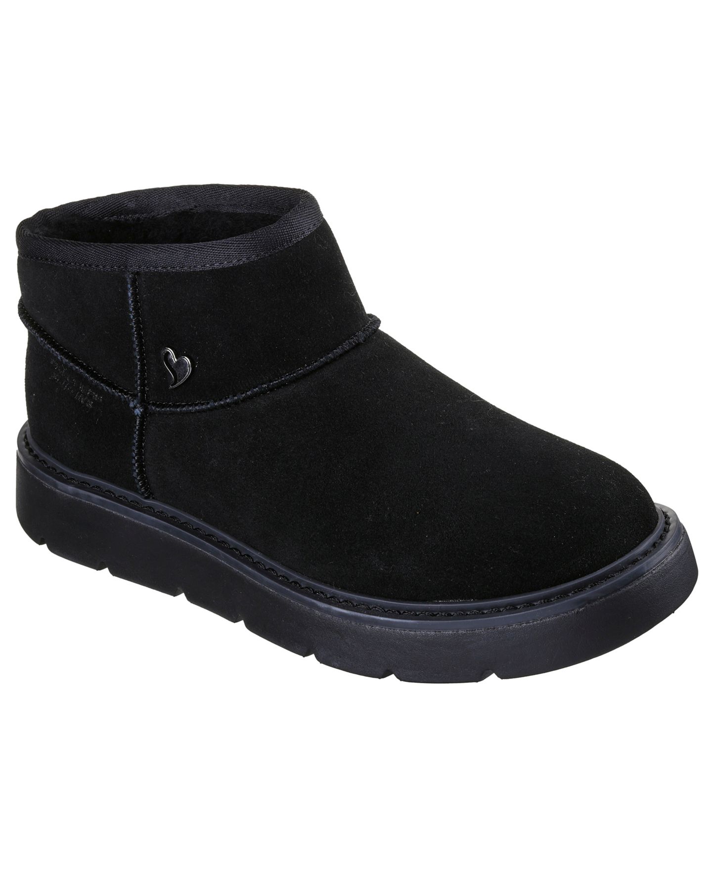 Женские ботинки Skechers Slip-Ins: Keepsakes Cozy - Cozy Mini, цвет: Чёрный — фото 1