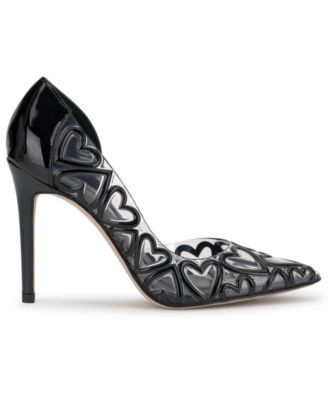 Women's Palvin Vinyl Heart Stiletto Pumps