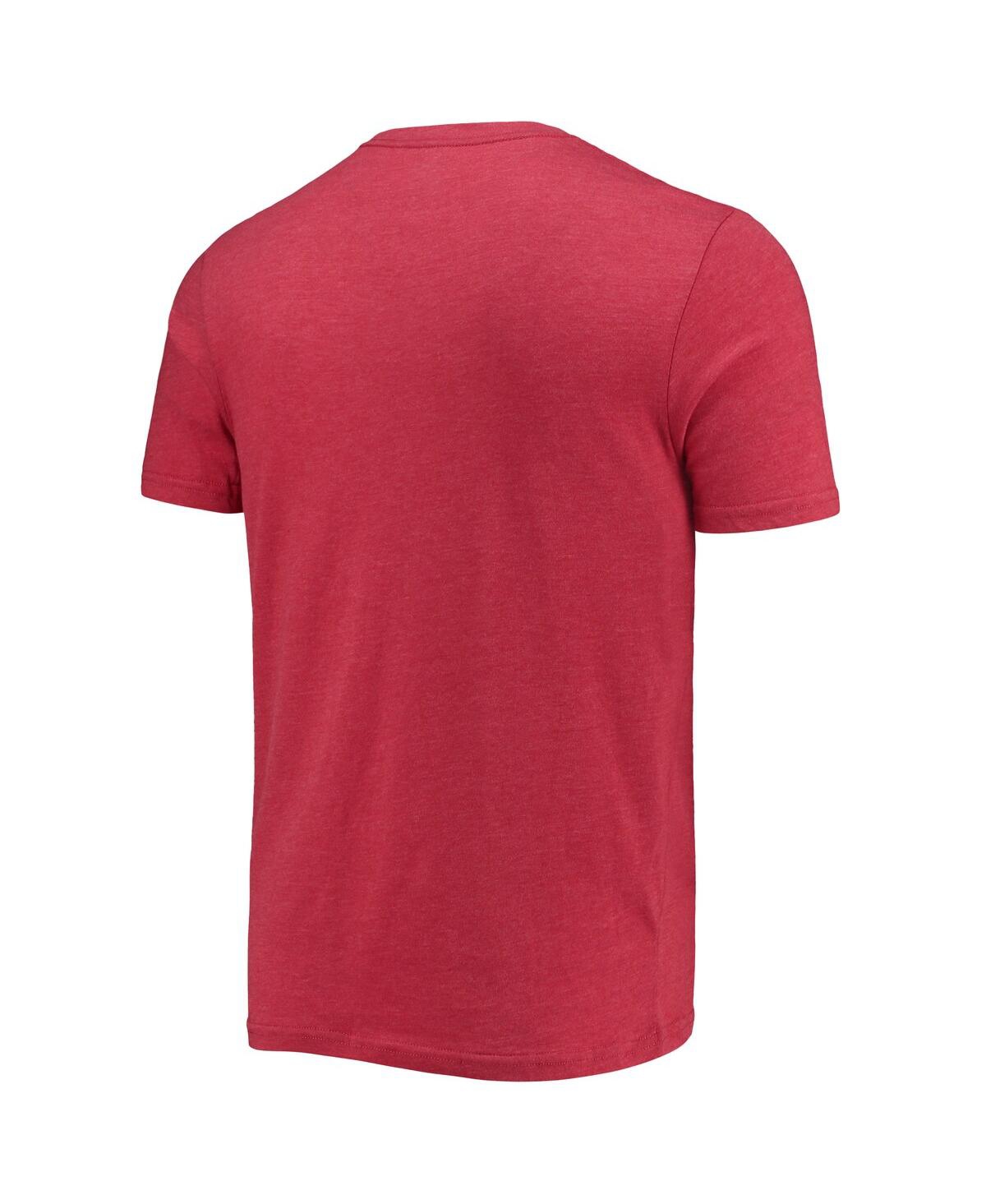 Concepts Sport Men's Heathered Charcoal/crimson Harvard Crimson Meter Top And Pants Sleep Set In Multi
