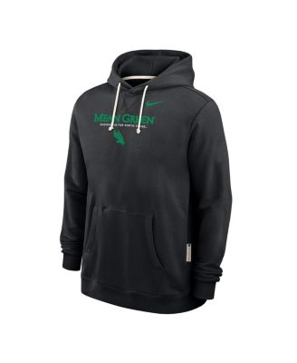 Men's Black North Texas Mean Green 2025 Sideline Standard Issue Dri-FIT Hoodie