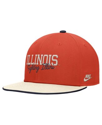 Men's Orange Illinois Fighting Illini Vintage Script Pro Dri-FIT Snapback Hat