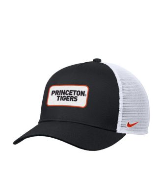 Nike - Men's Black Princeton Tigers 2025 On-Field Rise Trucker Performance Adjustable Hat