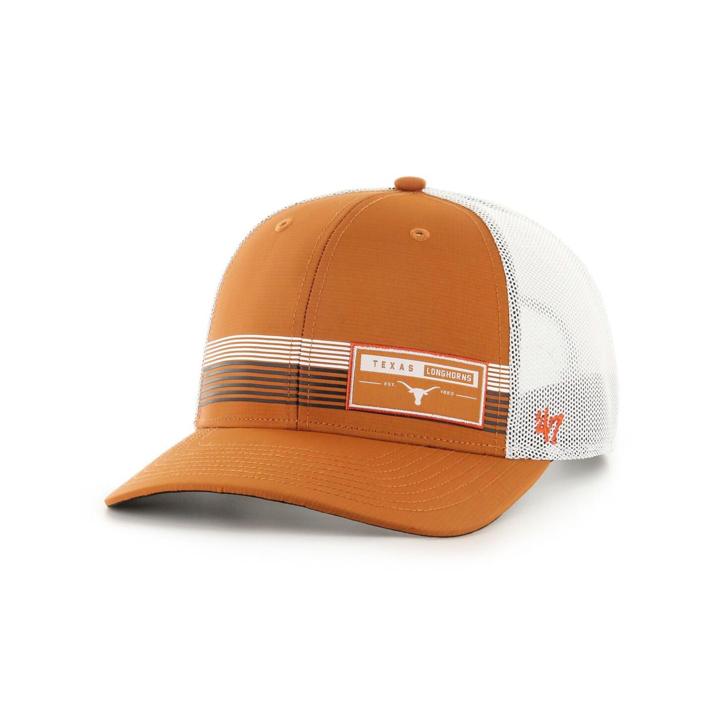 Мужская регулируемая кепка-тракер '47 Brand Texas Longhorns Rangefinder Brrr, Texas Orange — фото 1