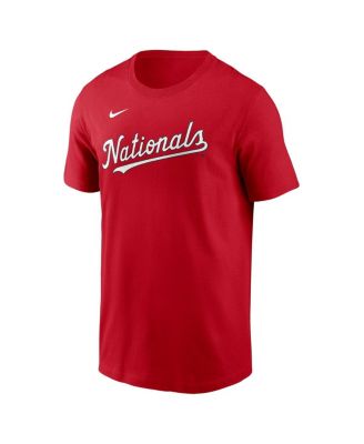 Men's Joey Meneses Red Washington Nationals Fuse Name Number T-Shirt