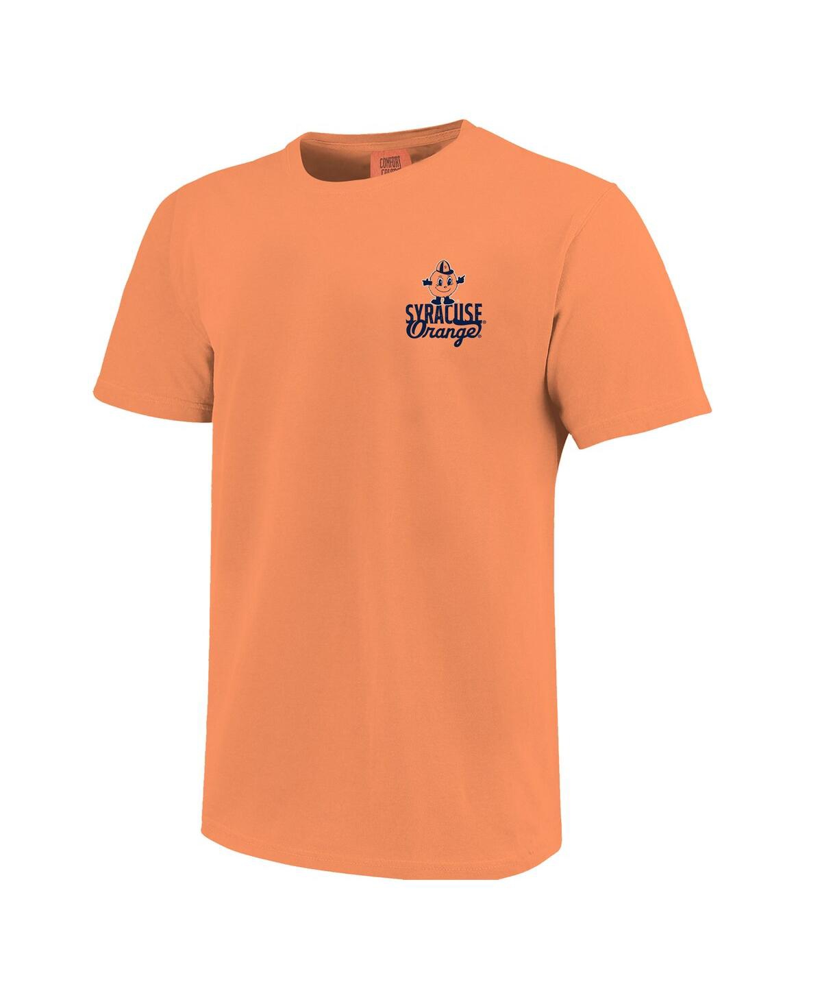 Image One Big Boys And Girls Orange Syracuse Orange Comfort Colors Mascot Overlay T-shirt In Orange