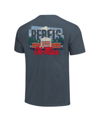 Men's and Women's Navy Ole Miss Rebels Hyper Local Lyceum T-Shirt