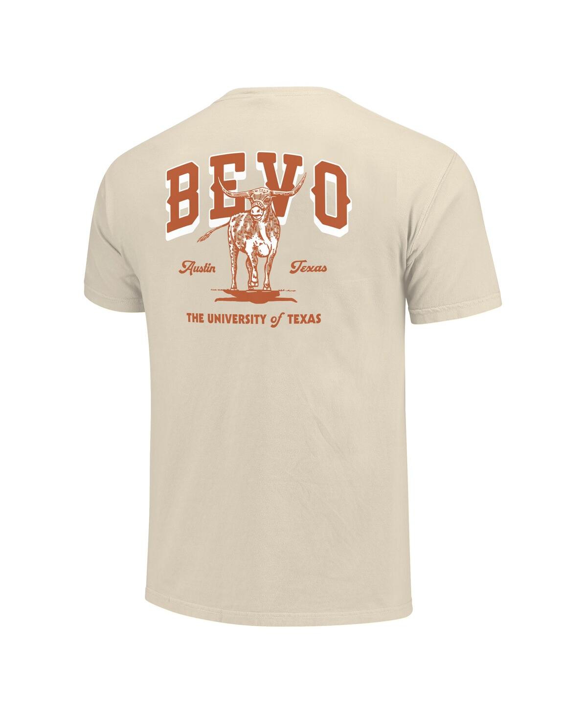 Image One Men's And Women's Natural Texas Longhorns Hyper Local Bevo T-shirt In Neutral