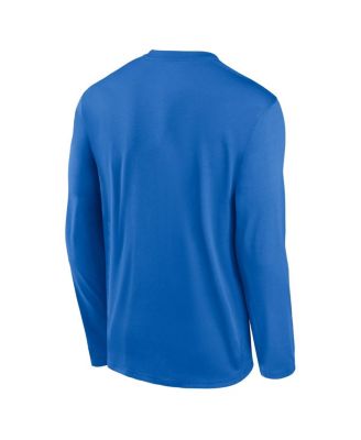 Men's Blue UCLA Bruins Primetime Two-Hit Legend Dri-FIT Long Sleeve T-Shirt
