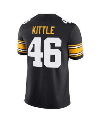 Men's George Kittle 46 Black Iowa Hawkeyes Alumni Player Game Jersey