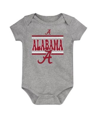 Baby Boys and Girls 3-Pack Alabama Crimson Tide Sunday Comics Bodysuit Set