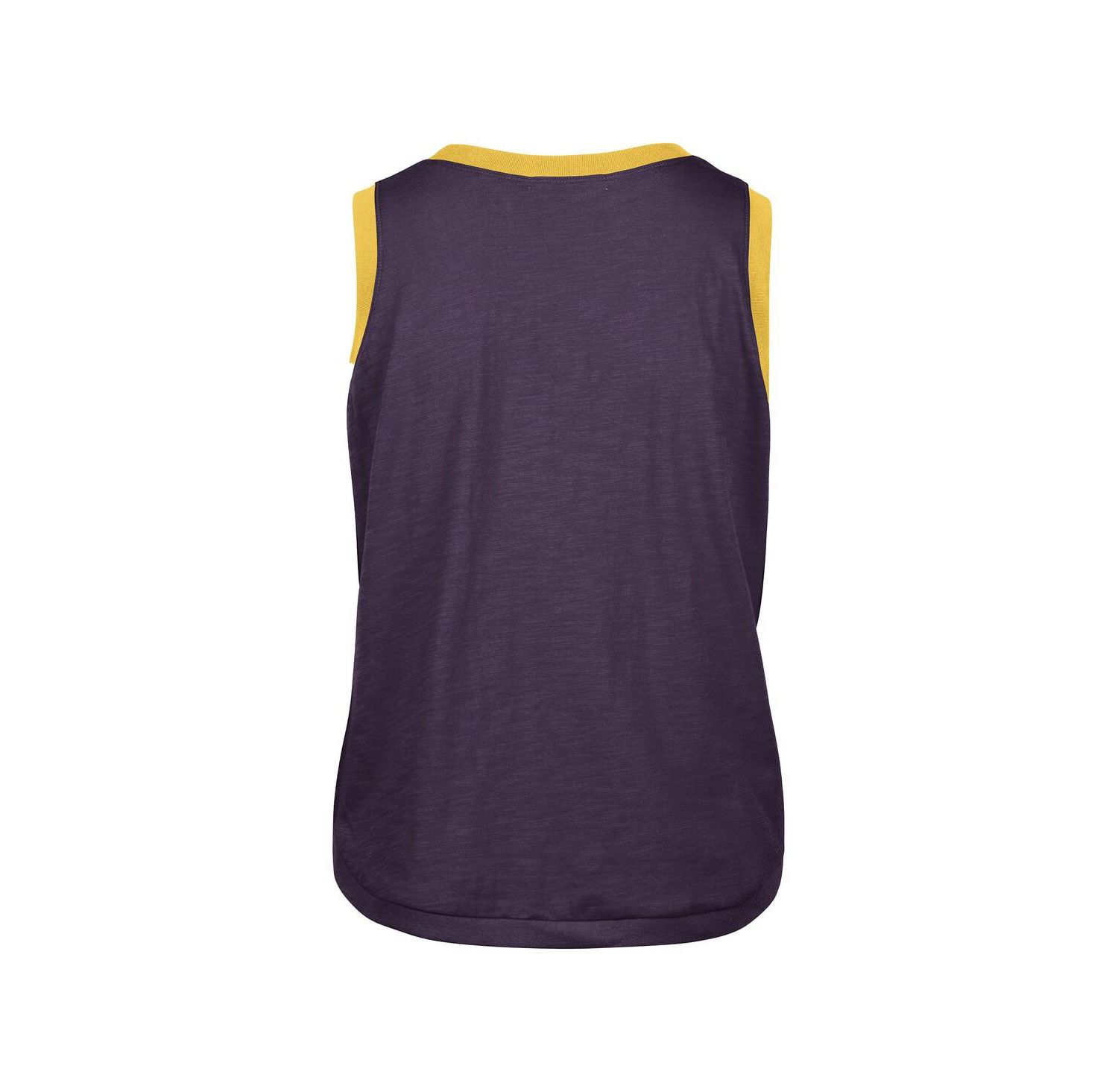 Women's Purple LSU Tigers Premier Ringer Tank Top