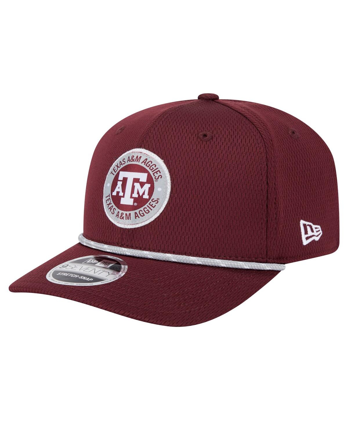 New Era Men's Maroon Texas A&m Aggies Coolera 9seventy Rope Stretch-snap Hat In Brown