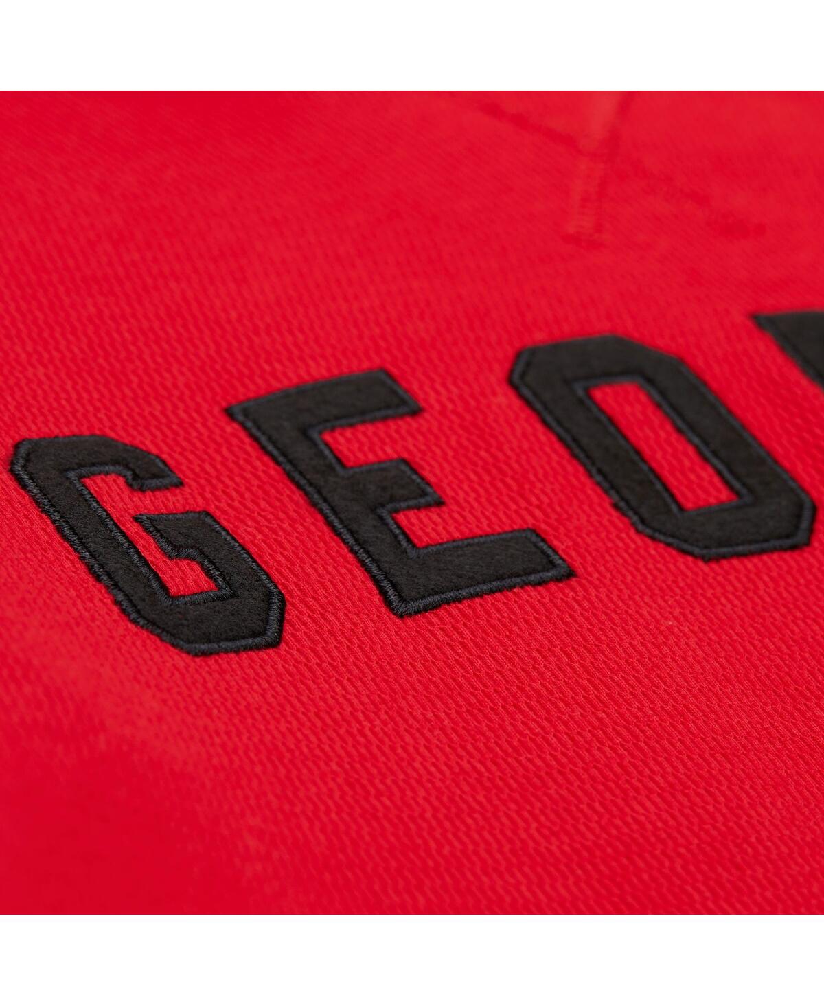 Mitchell & Ness Men's Red Georgia Bulldogs Thermal Lightweight Hoodie