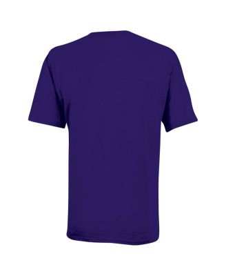 Big Boys and Girls Purple LSU Tigers Team Arch T-Shirt