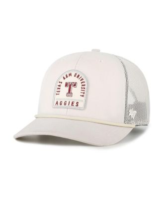 '47 Brand - Men's and Women's Cream Texas A&M Aggies Core Inline Gravestone Adjustable Trucker Hat
