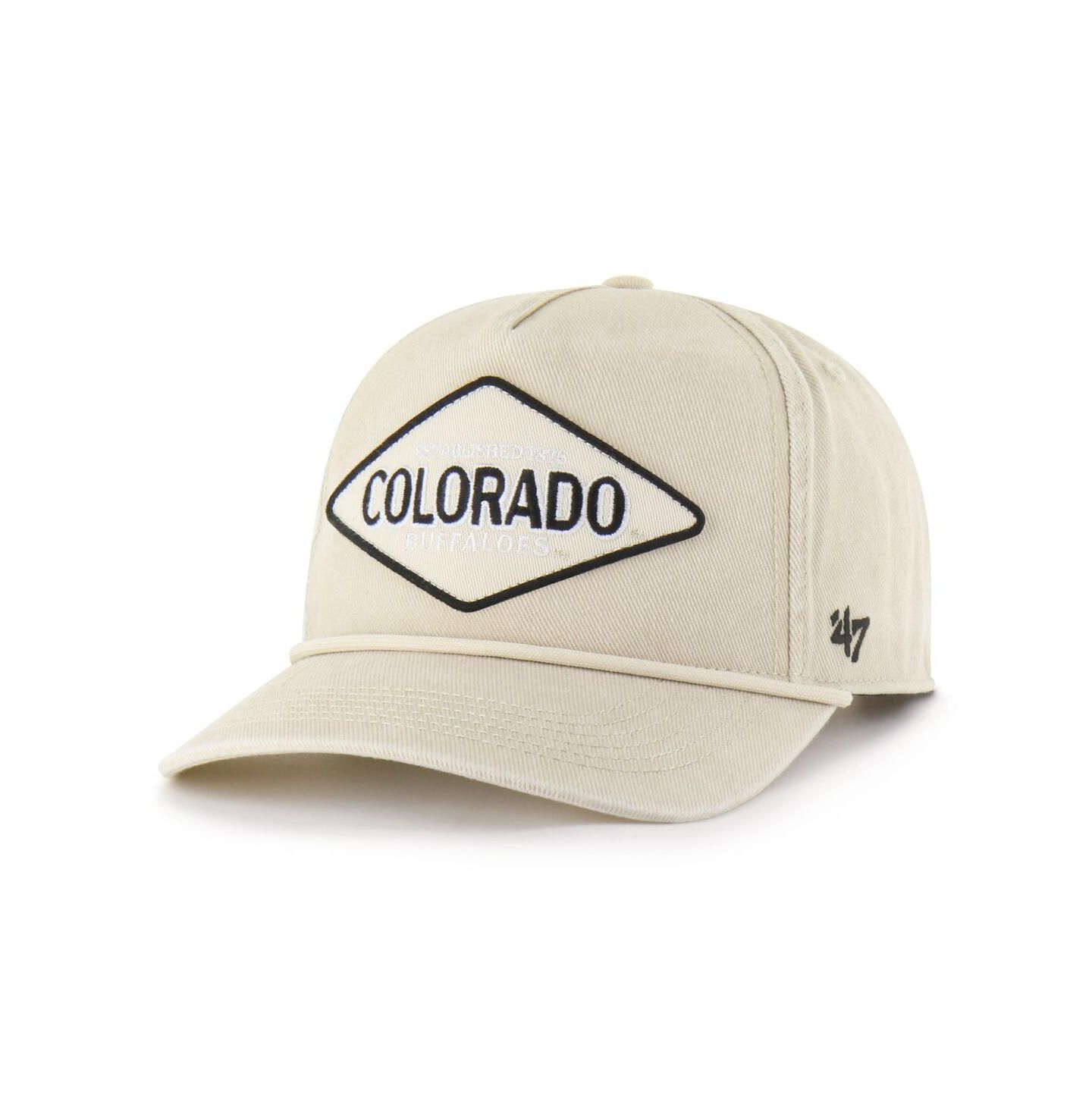 Кепка '47 Brand Cream Colorado Buffaloes Outdoorsmen Cairn Hitch Adjustable Hat — фото 2