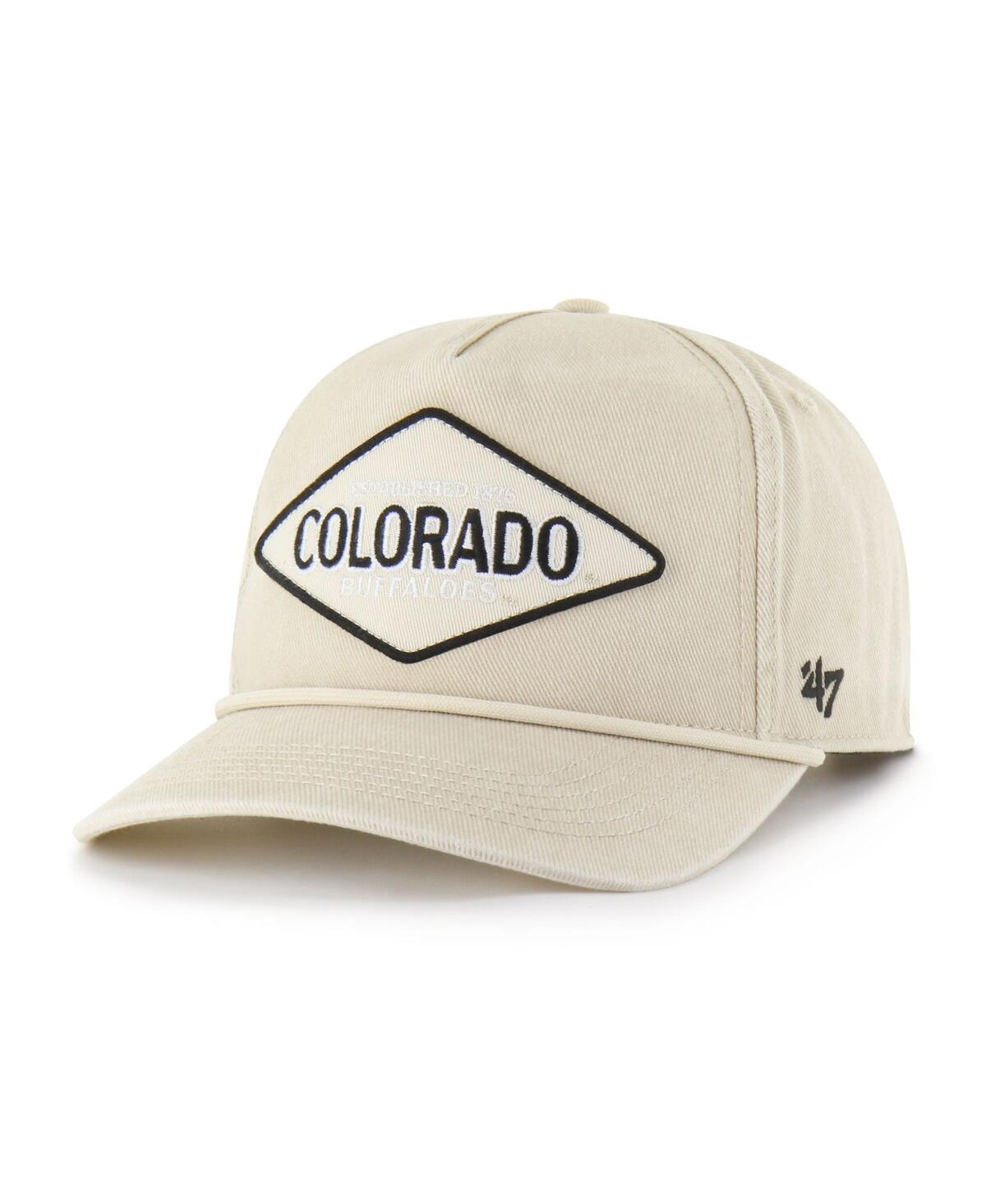 47 Brand Men's And Women's Cream Colorado Buffaloes Outdoorsmen Cairn Hitch Adjustable Hat In Neutral