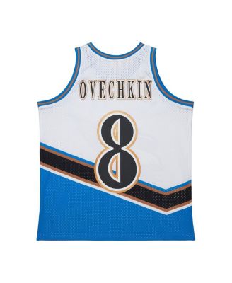 Men's Alexander Ovechkin White Washington Capitals Maxed Out Fashion Basketball Jersey