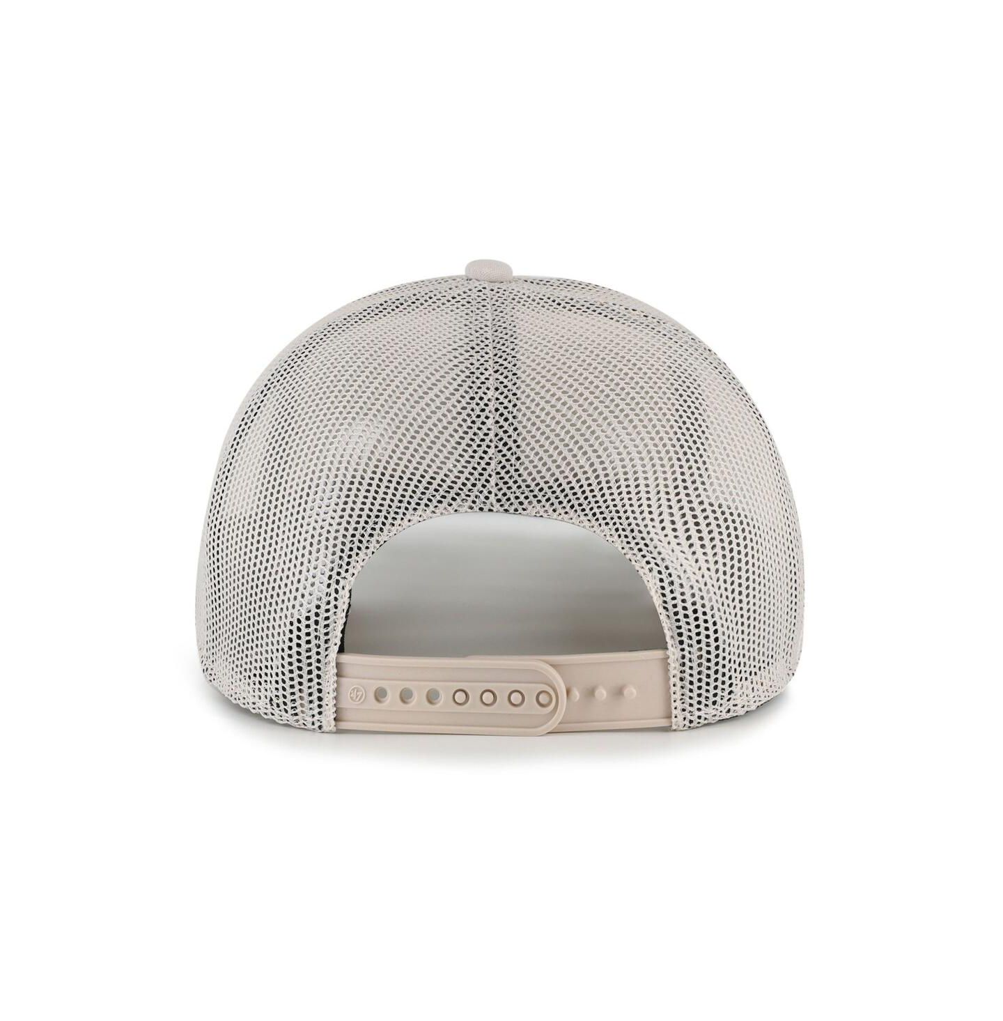Кепка '47 Brand Cream Boise State Broncos Core Inline Gravestone Adjustable Trucker Hat — фото 2