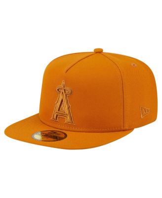 Men's Orange Los Angeles Angels Color Pack A-Frame 59FIFTY Fitted Hat