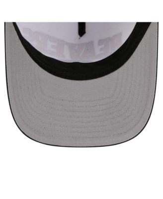 Men's White/Black Oregon State Beavers Arch Two-Tone Rope 9FORTY A-Frame M-Crown Adjustable Hat