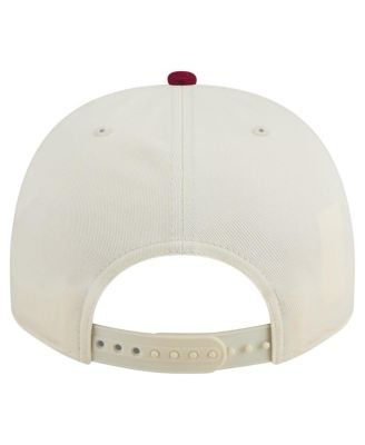 Men's Cream/Cardinal Iowa State Cyclones Vintage Chainstitch 9FIFTY A-Frame Snapback Hat