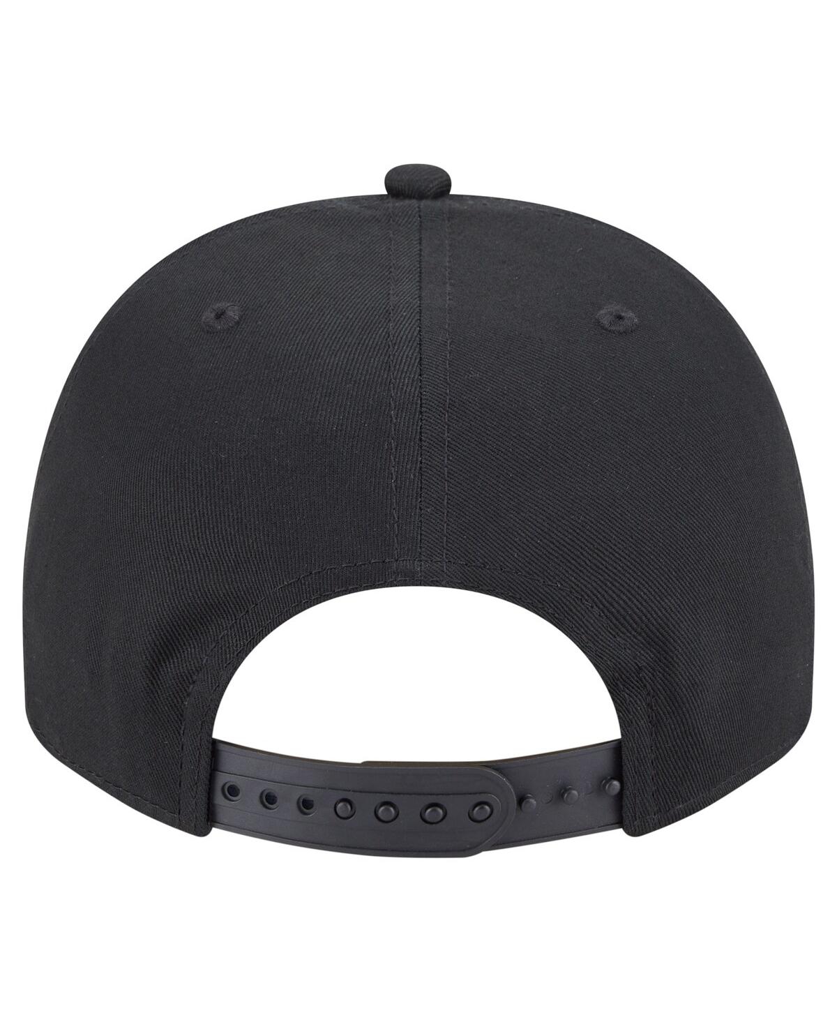 New Era Men's Black Chicago White Sox Chainstitch 9fifty A-frame Snapback Hat In Black