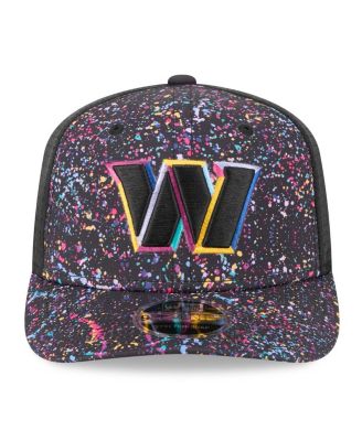 Men's Black Washington Commanders 2025 NFL Crucial Catch 9SEVENTY Adjustable Hat