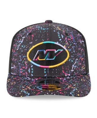 Men's Black New York Jets 2025 NFL Crucial Catch 9SEVENTY Adjustable Hat