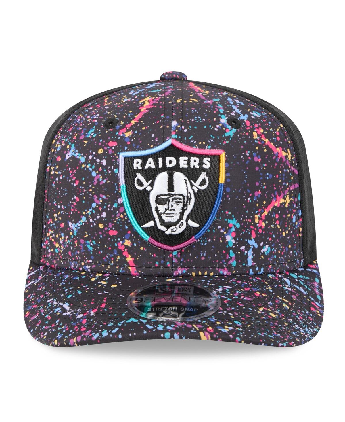 New Era Men's Black Las Vegas Raiders 2025 Nfl Crucial Catch 9SEVENTY Adjustable Hat