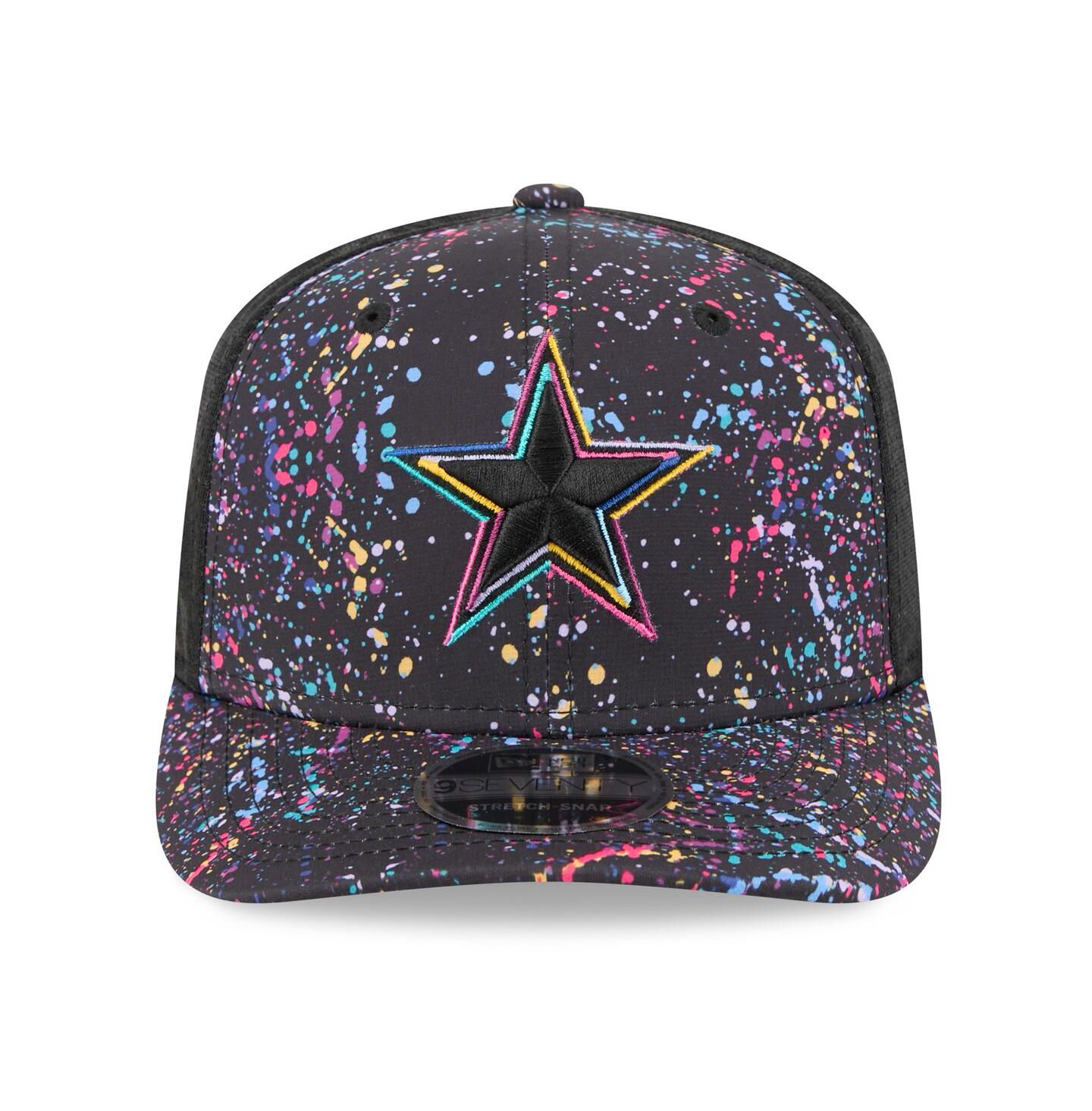 Мужская кепка New Era Black Dallas Cowboys 2025 NFL Crucial Catch 9SEVENTY Adjustable Hat — фото 2