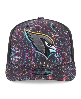 Men's Black Arizona Cardinals 2025 NFL Crucial Catch 9SEVENTY Adjustable Hat