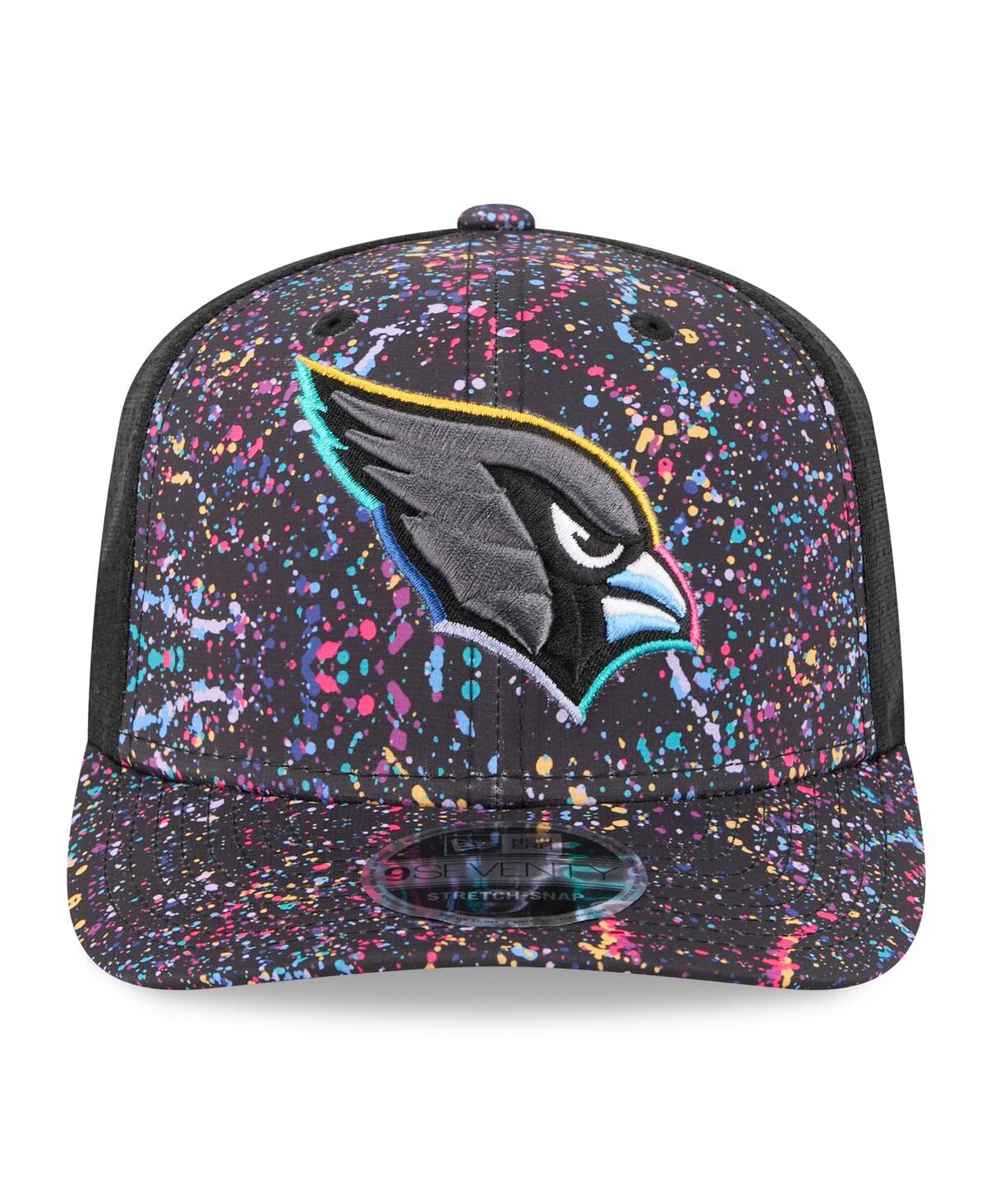 New Era Men's Black Arizona Cardinals 2025 Nfl Crucial Catch 9SEVENTY Adjustable Hat