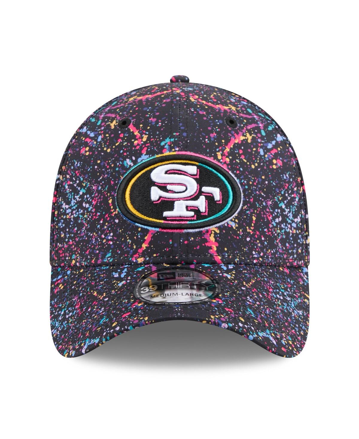 New Era Men's Black San Francisco 49ers 2025 Nfl Crucial Catch 39thirty Flex Hat In Multi