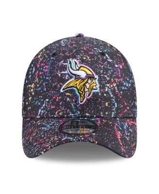Men's Black Minnesota Vikings 2025 NFL Crucial Catch 39THIRTY Flex Hat