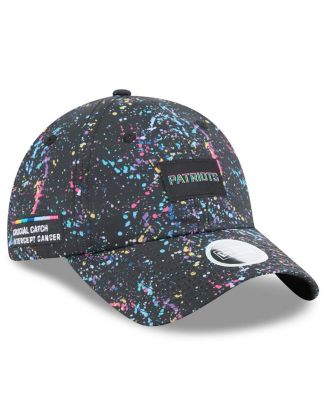 New Era - Women's Black New England Patriots 2025 NFL Crucial Catch Pony Tail Adjustable Hat