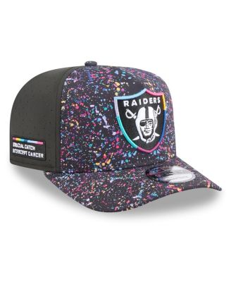 New Era - Men's Black Las Vegas Raiders 2025 NFL Crucial Catch A-Frame 9FIFTY Snapback Hat