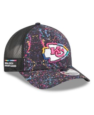 New Era - Men's Black Kansas City Chiefs 2025 NFL Crucial Catch 9FORTY Adjustable Hat