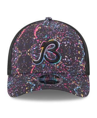 Big Boys and Girls Black Chicago Bears 2025 NFL Crucial Catch 9FORTY Adjustable Hat