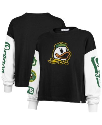 '47 Brand - Women's Black Oregon Ducks Sydney Long Sleeve T-shirt